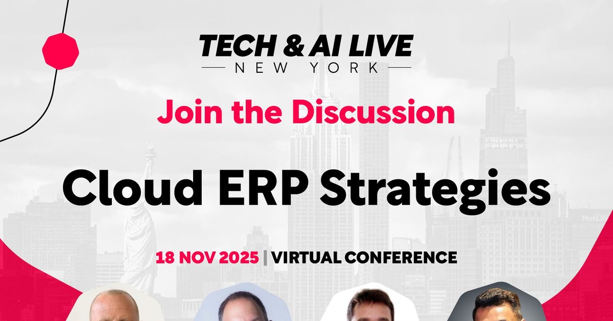 Craft Your Cloud ERP Approach at Tech & AI LIVE New York