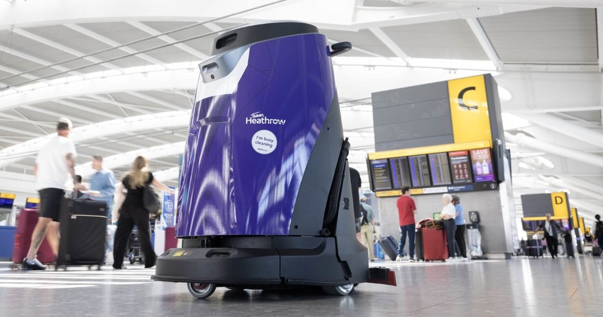Mitie: Unveiling Heathrow's Technology-Enhanced Cleaning Robots